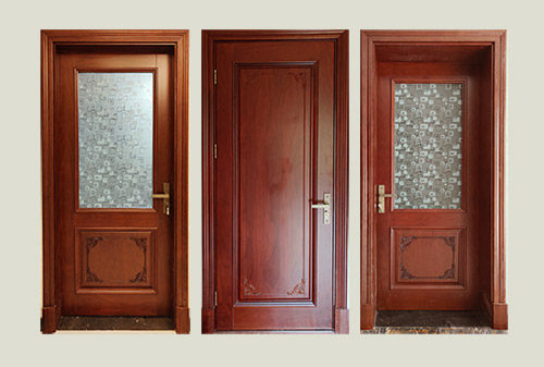 门头沟中式家庭装修实木木门定制安装效果图